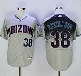 Arizona Diamondbacks #38 Curt Schilling Gray-Capri New Cool Base Stitched Baseball Jersey,baseball caps,new era cap wholesale,wholesale hats